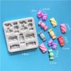 1-2 Pcs Bow Silicone Fondant Molds Candy Chocolate Cake Decorating Molds for Cake Decoration Cupcake Topper Chocolate Candy