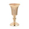 Desktop Metal Trumpets Centerpieces Vase Gold Flowers Vase Welcome Area Road Guide
