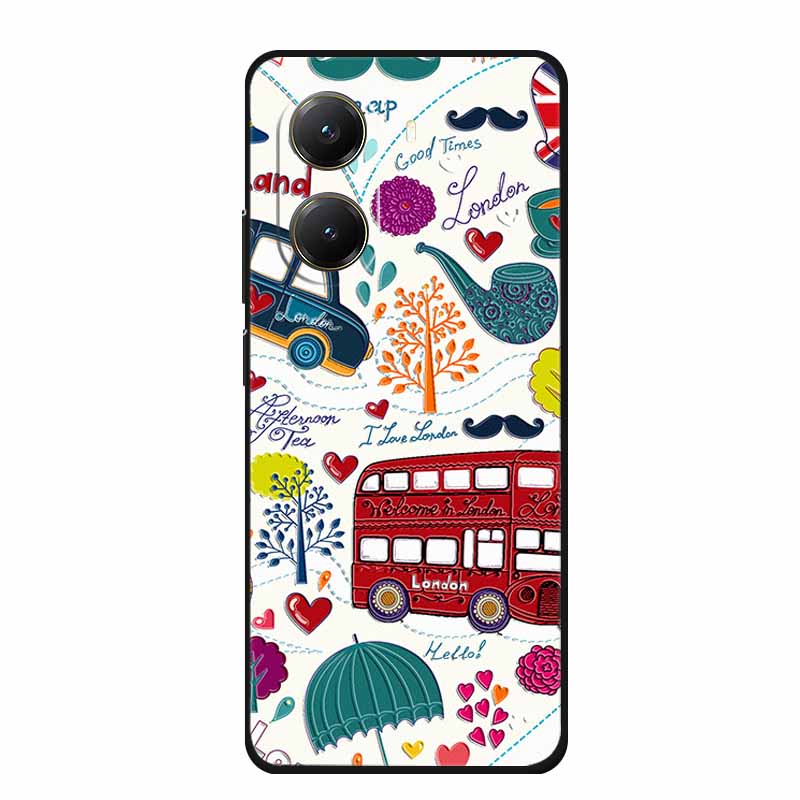 For Xiaomi POCO X7 Pro Case X7Pro 3D Relief Emboss Flowers Black Silicone Soft Back Cover Case For Redmi Turbo 4 Case Turbo4 Bag