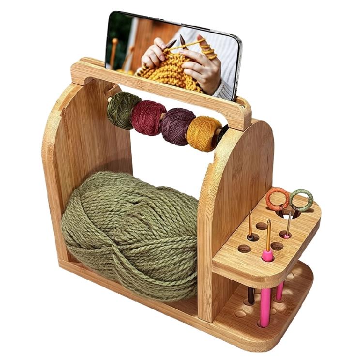 

Multiple Use Thread Box With Rest For Phone And Area For Hook Storage 1