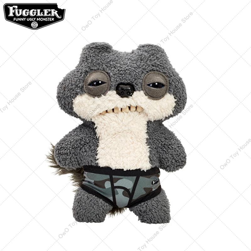 Original Fuggler Hässliche Zähne Monster Plüschtiere Kawaii Cartoon Fugglers Genervter Außerirdischer Weitäugiger Sonderling Plüschpuppen Geschenke Kinder