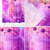 2D flat printing 2pcs Curtain Drapes Valentine Cute Kittens Digital Printed Polyester Drapes Family Party for Festive for