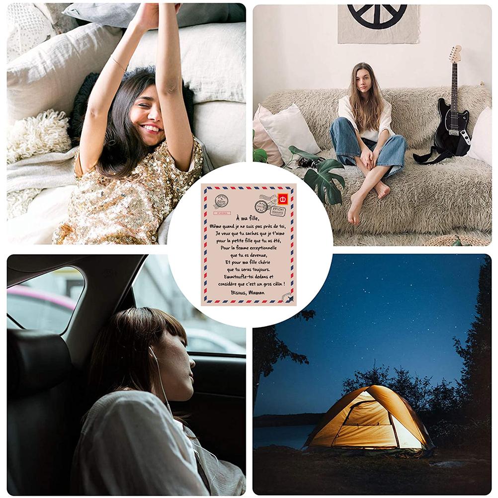 French Letters Blanket To My Son And My Daughter Soft Blanket Flannel Blanket Winter Warm Mail