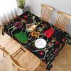 Day of The Dead  Rectangle Table Cloth for Table Decor Kitchen Dining Waterproof Reusable Tablecloth for Tables Wedding Party