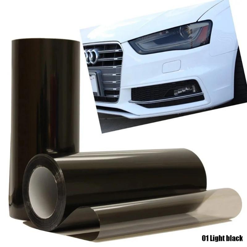 Car Light Film Car Headlight Lamp Sticker Headlight Taillight Fog Light Vinyl Film Rear Lamp Tinting Film Exterior Accessory