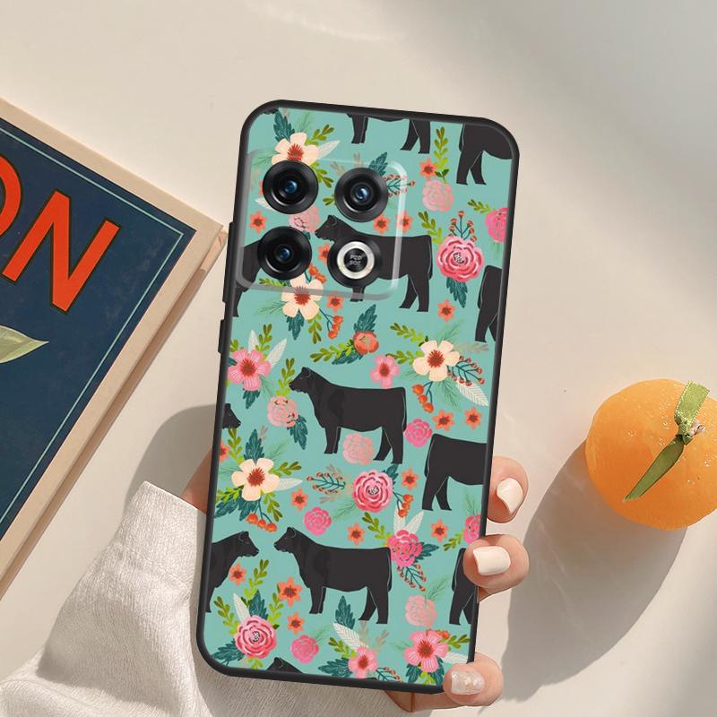 Cute Highland Cow Case For OnePlus 13T 10T 10R 12R 13R 15 13 12 11 10 9 Pro Nord CE 5 2 3 4 Lite N20 N30 Cover
