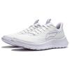 Li-Ning Lightweight Feather Series Comfortable Shock Absorbing Durable Low Top Running Shoes Women sneaker White ARSU022-1