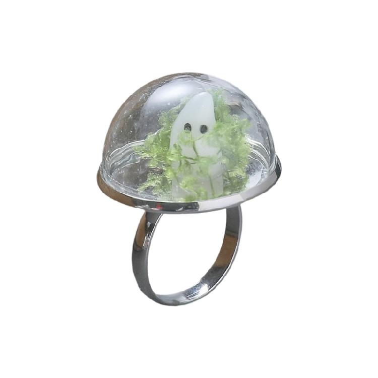 

Collectible Glowing Wraith Jewelry Handmade Glass Ear Pendants Necklace Ring For Themed Parties And Holiday Festivities