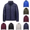 Men's Winter Large Size Cotton-padded Jacket Standing Collar Wear Loose Light Men's Cotton-padded Jacket