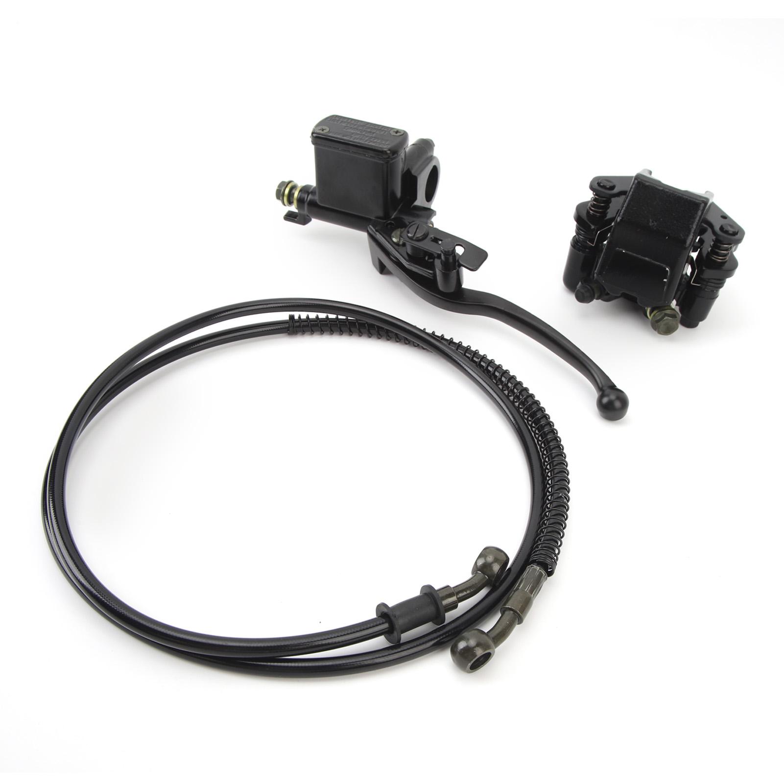 

Гидравлический главный цилиндр тормоза Суппорт Комплект гидравлического дискового тормоза для 50cc 70cc 90cc 110cc 125cc 150cc ATV Квадроцикл Пит Про