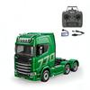 HUINA 1501 770S 1/18 19CH 2.4G RC Alloy Tractor Truck Engineering Trailer Truck with Light and Sound Toys for Boys Adults Gifts