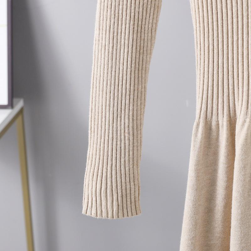 ZZLBUF Newborn Baby Girl Boy Knitted Jumper Ruffle Long Sleeve Solid Color Sweater Toddler Loose Pullover Tops (A1# White, 6-9 Months