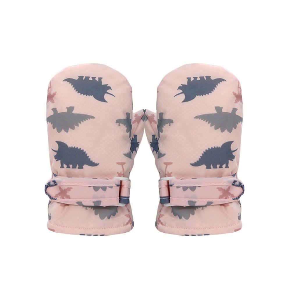 4-8 Years Windproof Children Skiing Gloves Waterproof Mittens Winter Warm Gloves  for Kids Toddler