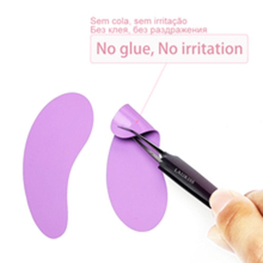 Hydrogel Patches Makeup Tools Reusable Silicone Eyelash Curler Strip Eyelash Extension Pads  Women