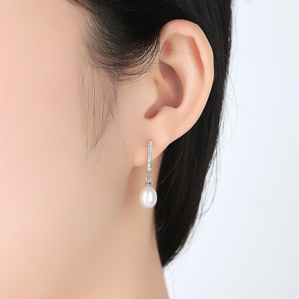Lindon Women Fashion Artificial Pearl Earrings Wedding Party Gift