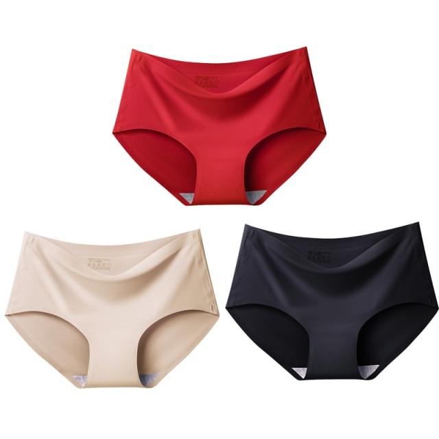CINOON 3Pcs/lot Seamless Panty Set Underwear Female Comfort Intimates Fashion Female Low-Rise Briefs 10 Colors Lingerie