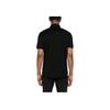 Emporio Armani Solid Logo Jacquard Pullover Short Sleeve Polo Shirt Men Tops Black 3D1FM8-1JORZ-0999