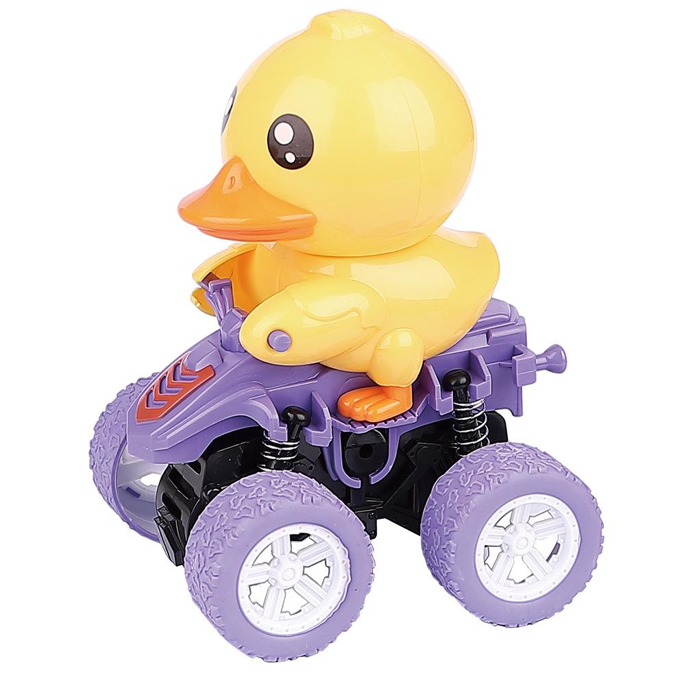 Children's Cartoon Animal Inertial Toy Cars - Chick & Duck