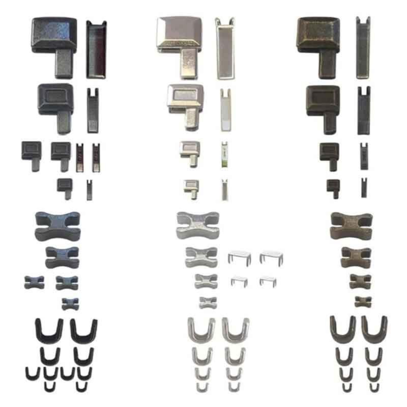 Metal Zips Repair Set Zippers Repair Tool Insertion Pin Zippers Bottom Zippers Stopper For Sewing Clothing Jackets