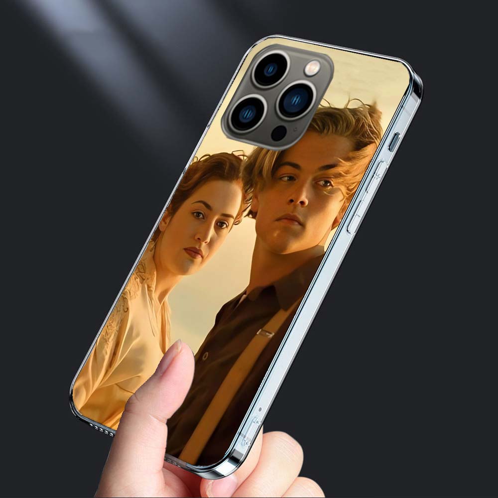 

T-Titanics Movie Phone Case For Iphone 16E 15 Pro 14 Plus 17E 16 17 Pro Max Air 11 12 13 Mini Shockproof Capa Cute Cover TPU iPhone 14 Plus