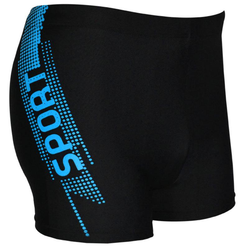 Bade-Boxershorts für Herren in Übergröße mit hohem Bund - Anti-Peinlichkeit Badebekleidung für Erwachsene