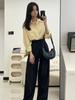 2025 Korean Style Chic Two-Piece Commuting Set - Age-Reducing Early Autumn Outfit
