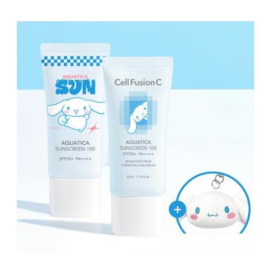 

Солнцезащитный крем CELL FUSION C Aquatica 100 + набор из 3 предметов [CELL FUSION C x Cinnamoroll]