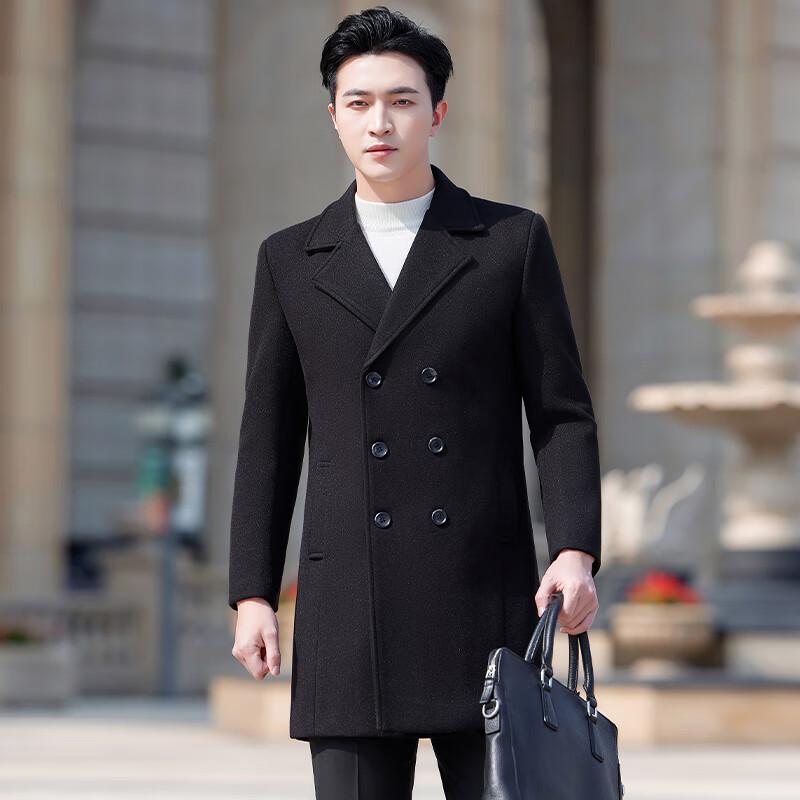 

Мужское полупальто Troloman из смесовой шерсти профессионального кроя L