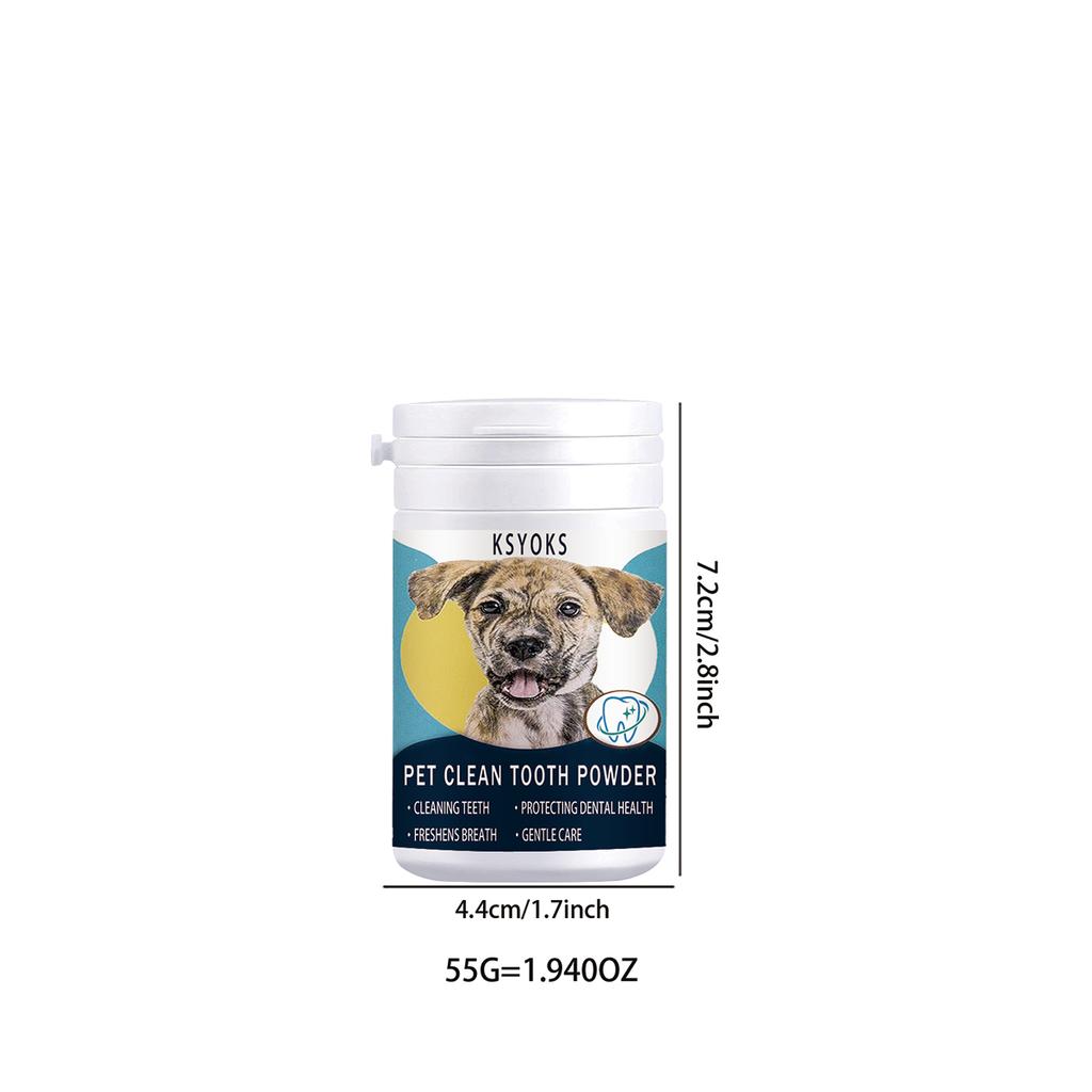 Remove dirt and plaque from the surface of pet teeth