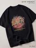 Black Slayer T-shirt, Metal Back In