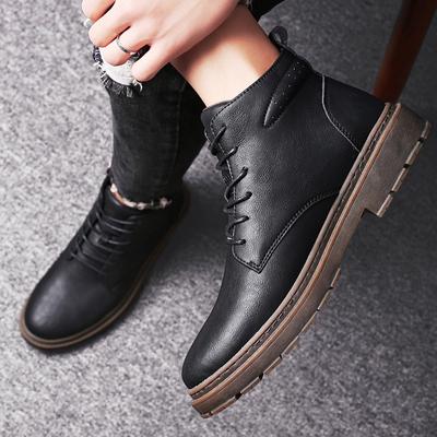 Fashion Winter Genuine Leather Men Boots High Quality Business Formal Chelsea Boots Brand Men Walking Boot Outdoor Sports Luxury Boots