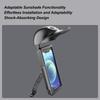 Scooter Phone Holder Biking Sun Hat Bracket Waterproof Mobile Phone Mount For Women Men Riding Motorcycles Bicycles Scooters