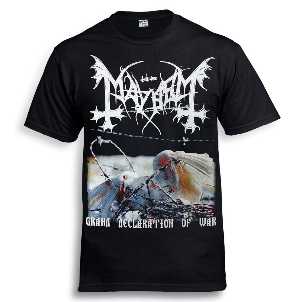 Mayhem Grand Declaration Of War Черная футболка venom bathory XXL