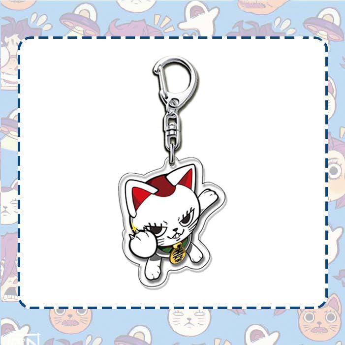 Set of 6 Dandadan Turbo Babaa Acrylic Moe Dandadan Cute Bag Small Birthday Unofficial of 6 Keychains, Keychains, Goods, Maneki-neko (Lucky Cat)