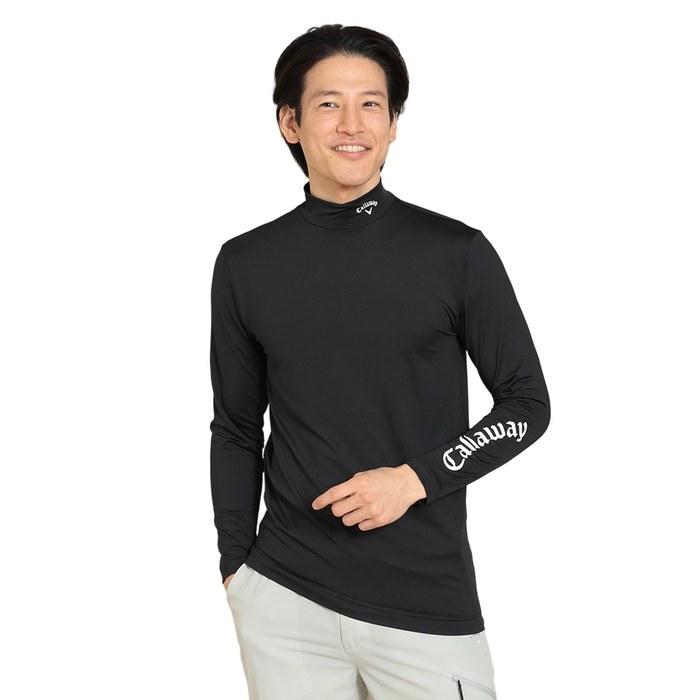 Callaway Men s Long Sleeve High Neck Shirt / Golf Innerwear 24SS_1010_Black L