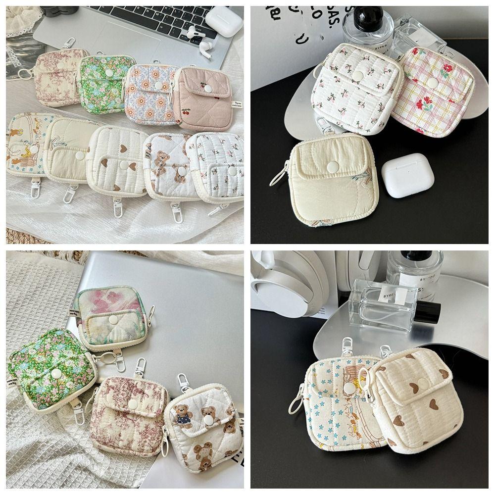 Pendant Small Makeup Lipstick Bag Large Capacity Mini Canvas Storage Bag  Travel