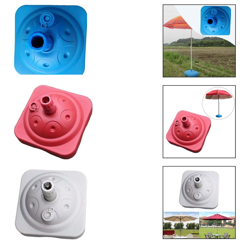 Bază Umbrelă Umplută Suport Umbrelă Rezistentă Stabilă pentru Gazon Plajă Marginea Piscinei