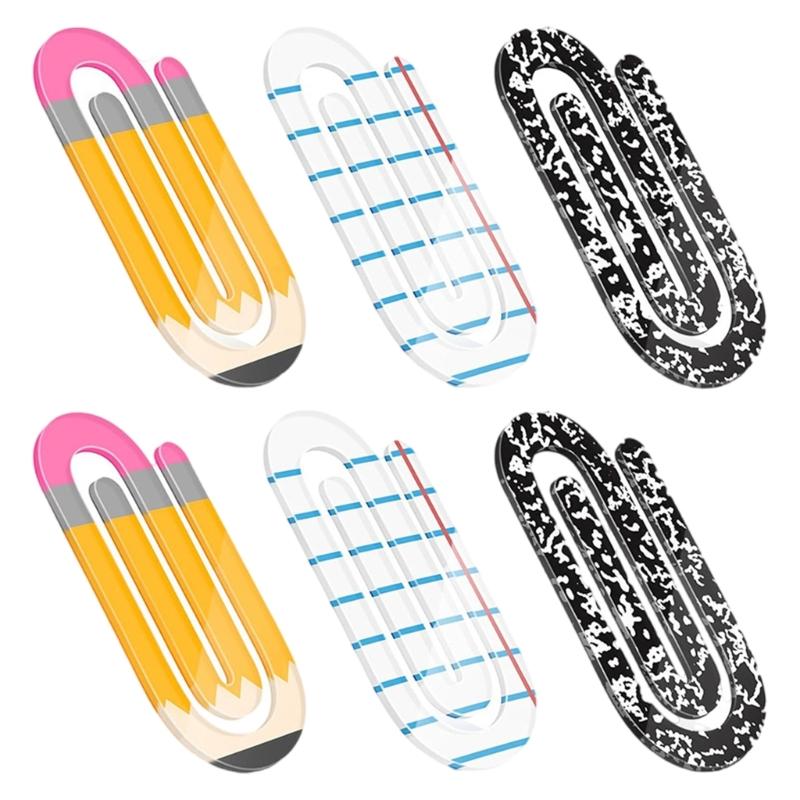 

Большой прозрачный акриловый зажим для документов для учителей, большой вместимости, прочный, школьный офисный аксессуар для файлов