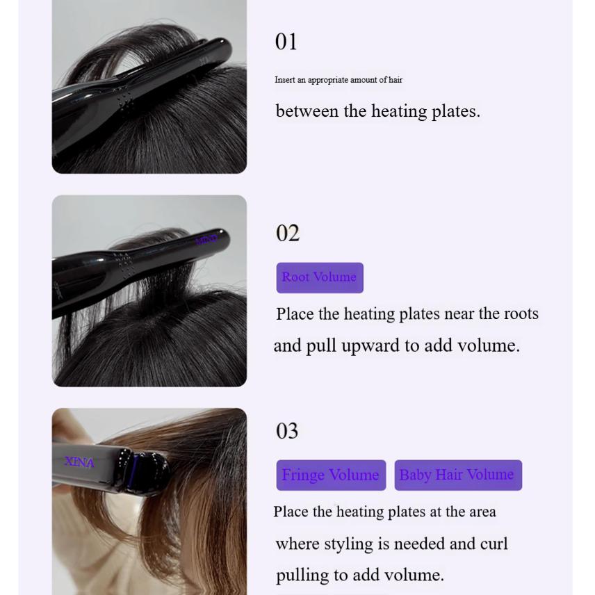 UNIX Root Volume Hair Iron UCI-A2929 (Free Volt) | Korean Hair Styler