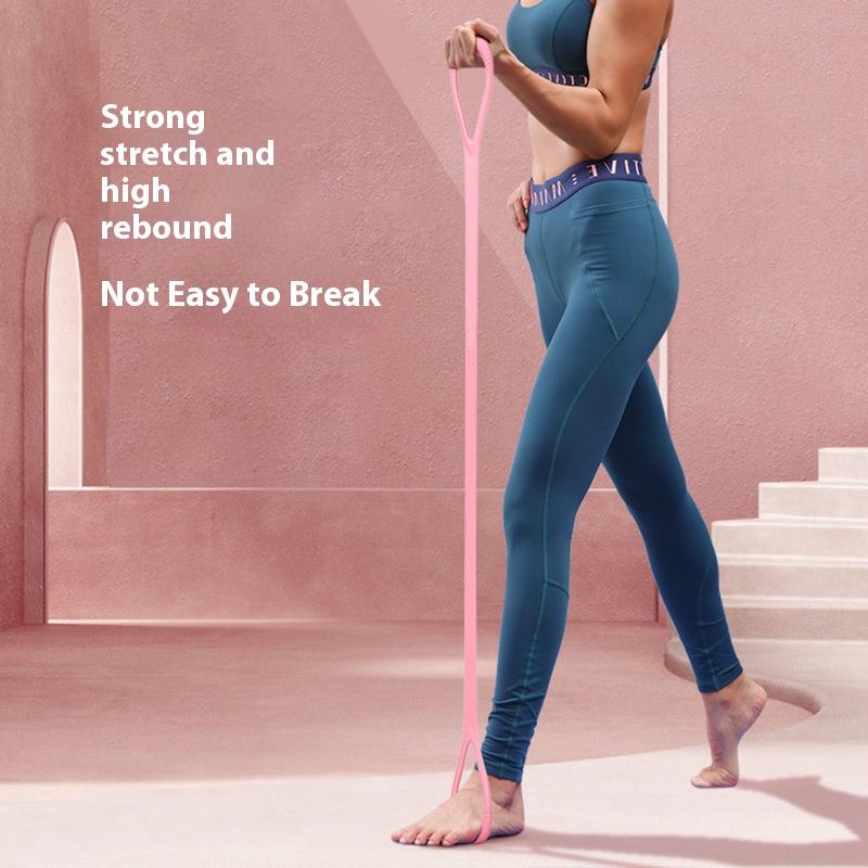 1/8-Shaped Resistance Band Posture Corrector Open Shoulders Stretch Back Home Gym Fitness Equipment Elastic Bands