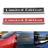 3D Metal Limited Edition Logo Car Side Fender Rear Trunk Emblem Badge Sticker Decals Car Decoration Accessories Exterior