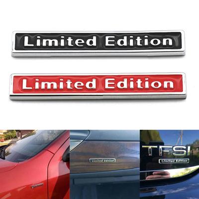 3D Metal Limited Edition Logo Car Side Fender Rear Trunk Emblem Badge Sticker Decals Car Decoration Accessories Exterior