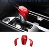 For Nissan Sentra Sylphy -2024 Gloss Red Center Console Gear Shift Knob Trim