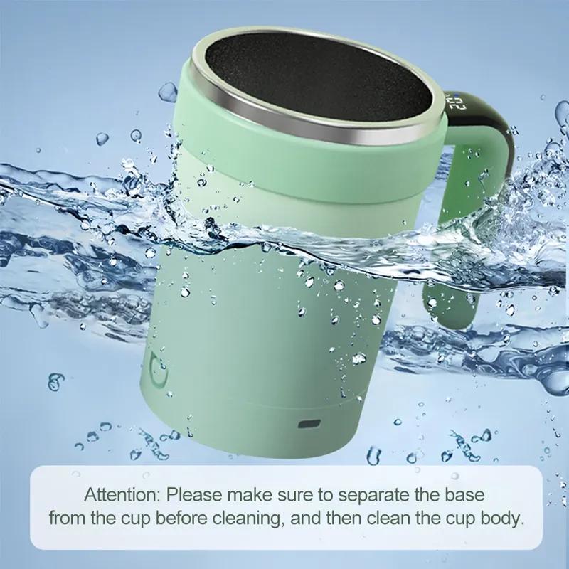 380ML Automatic Stirring Cup Rechargeable Electric Self Mixing Coffee Mug Portable Tea Milk Drinking Cup Rotating Magnetic Tools