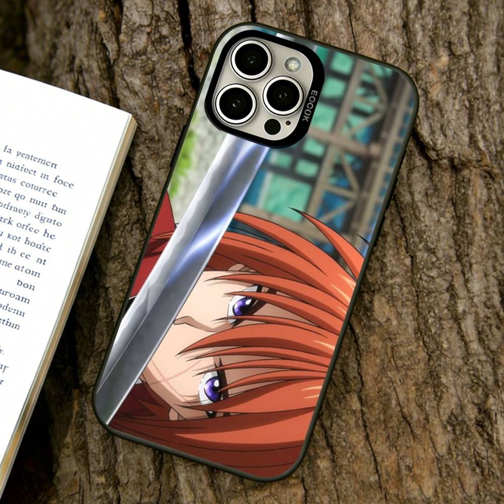 Rurouni Kenshin Phone Case For iPhone 17,16,15,14,13,12,11 Plus,Pro Max,XS,Colorful Silver Black Cover