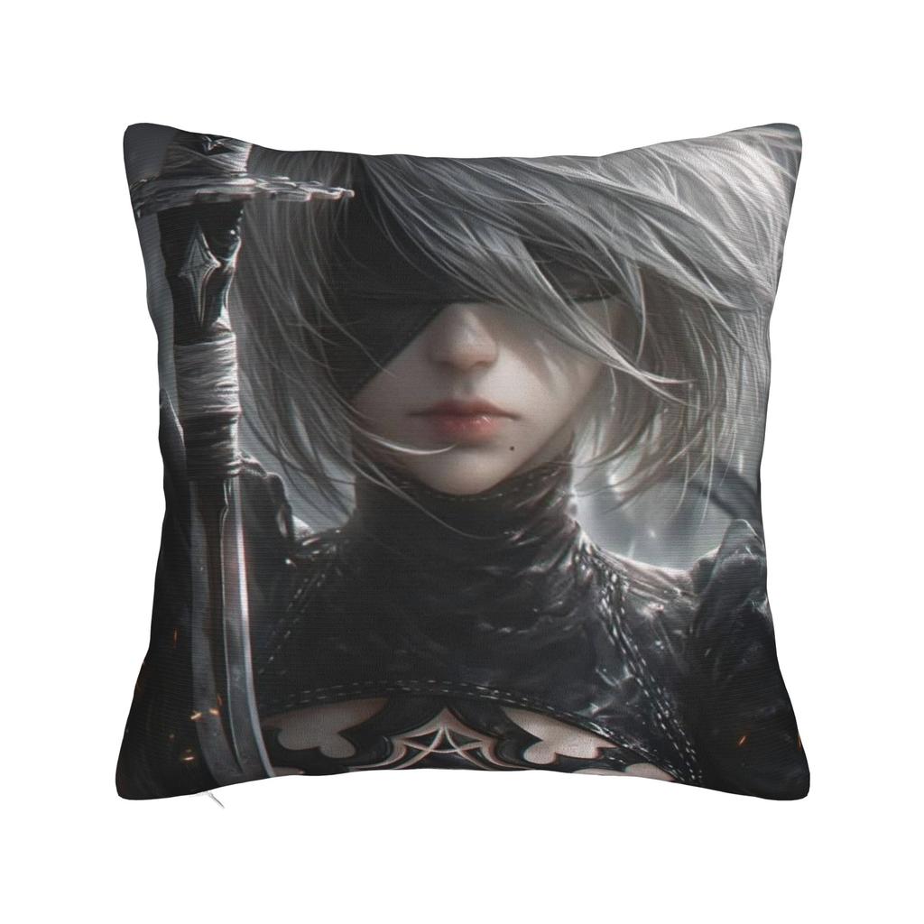 Nier Automatas Pillow Cover Fashion Pillow Case For Living Room Chair Custom Pillowcases Gift