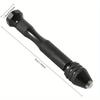 0.3-3.4mm Black Punching Tool 10pc Twist Drill Manual Set for Playing Amber Thousand Eyed Diamond Bodhi Walnuts.