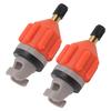 2 PCS Air Pump Inflation Adapter Paddle Board Nozzle Adapter Air Valve Connector for Kayak Assault