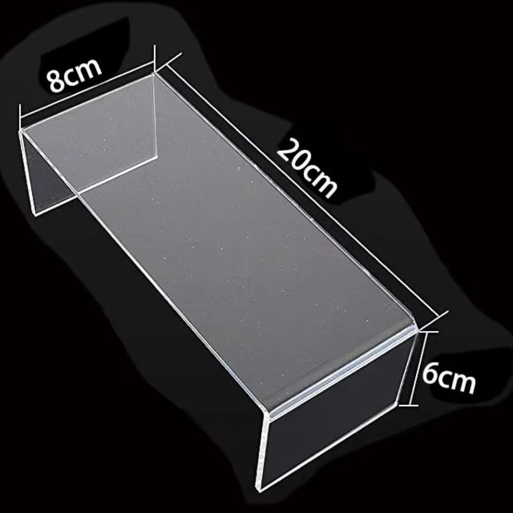 Stackable Structure Figurine Display Stand Transparent Acrylic Doll Display Stand Makeup Organizer