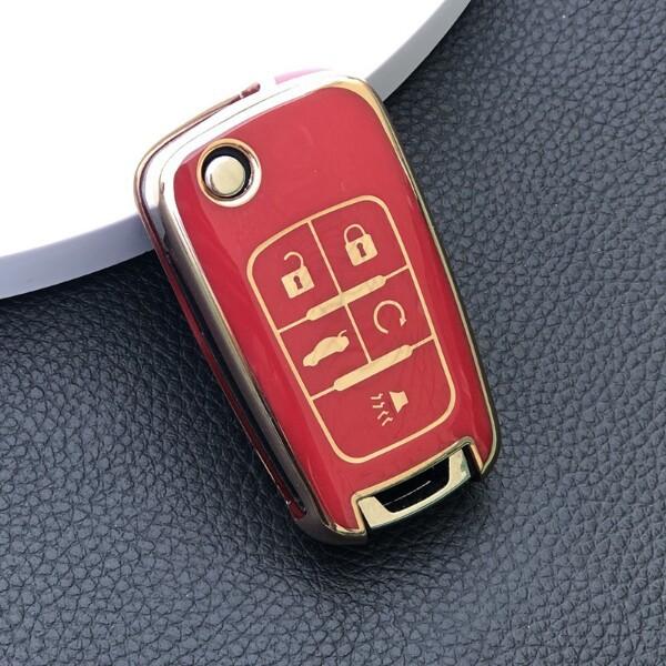 For Buick Yinglang Car Key Set GT LaCrosse Encora Folding Protective Case Chevrolet Malibu Buckle